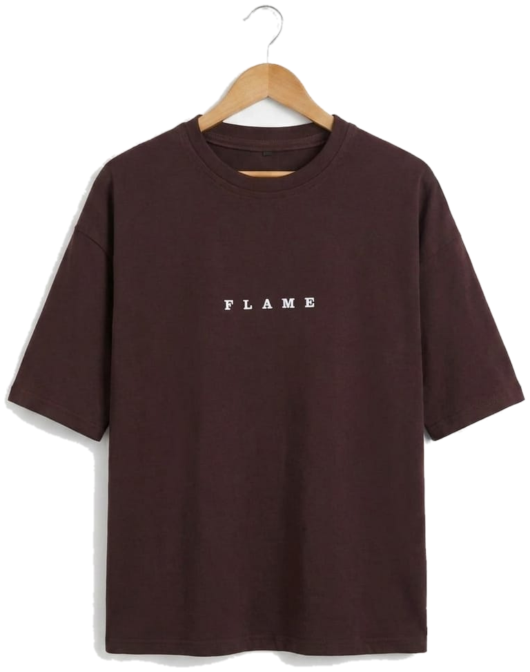Flame Tee (Brown)